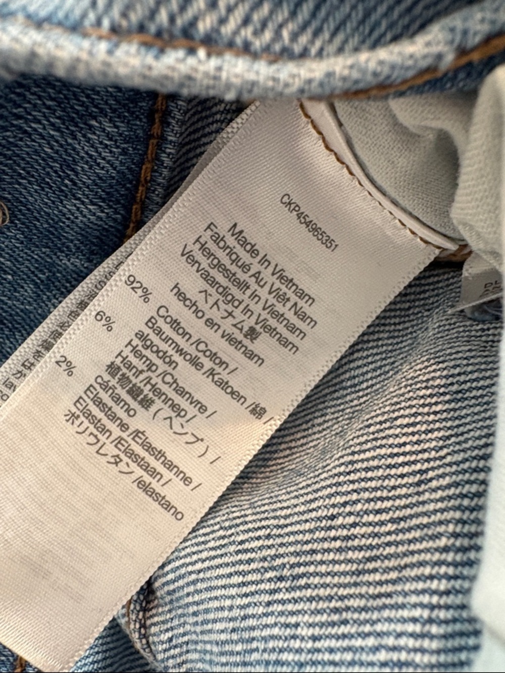 Madewell High Rise Slim Boyfriend Jeans size 25 Tall - Picture 15 of 15